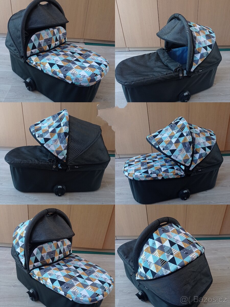 VÝPRODEJ Nánožník+clony na hlubokou korbu Baby Jogger Deluxe - 5