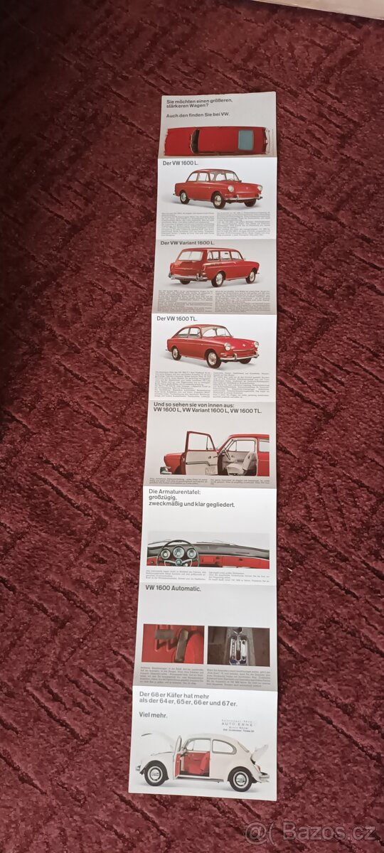 Prospekt VW brouk a další typy - 5