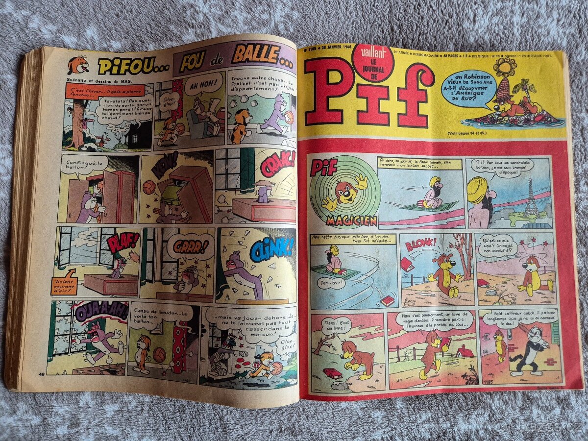 Pif gadget,vaillant,poche-celkem 242 čísel - 5