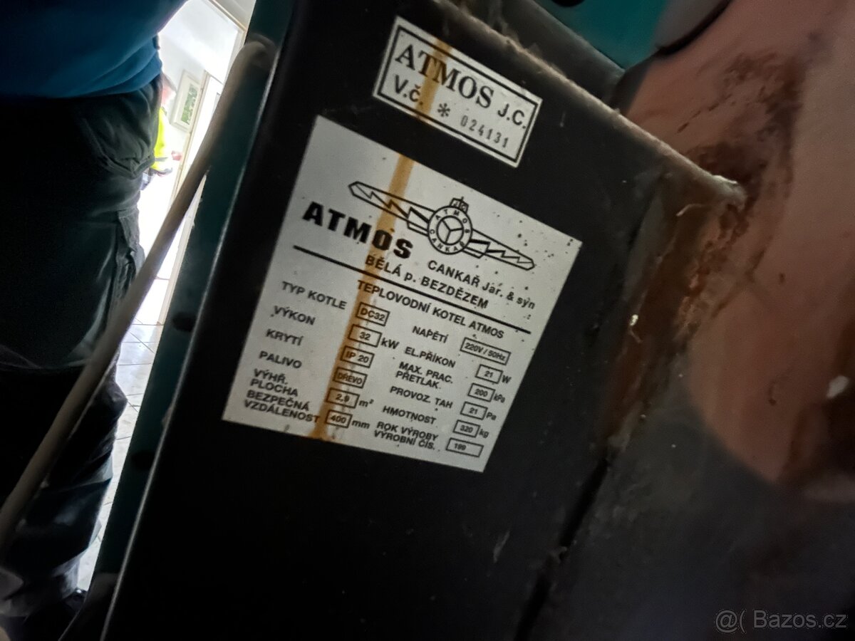 Kotel na dřevo ATMOS DC32 – 32 kW - 5