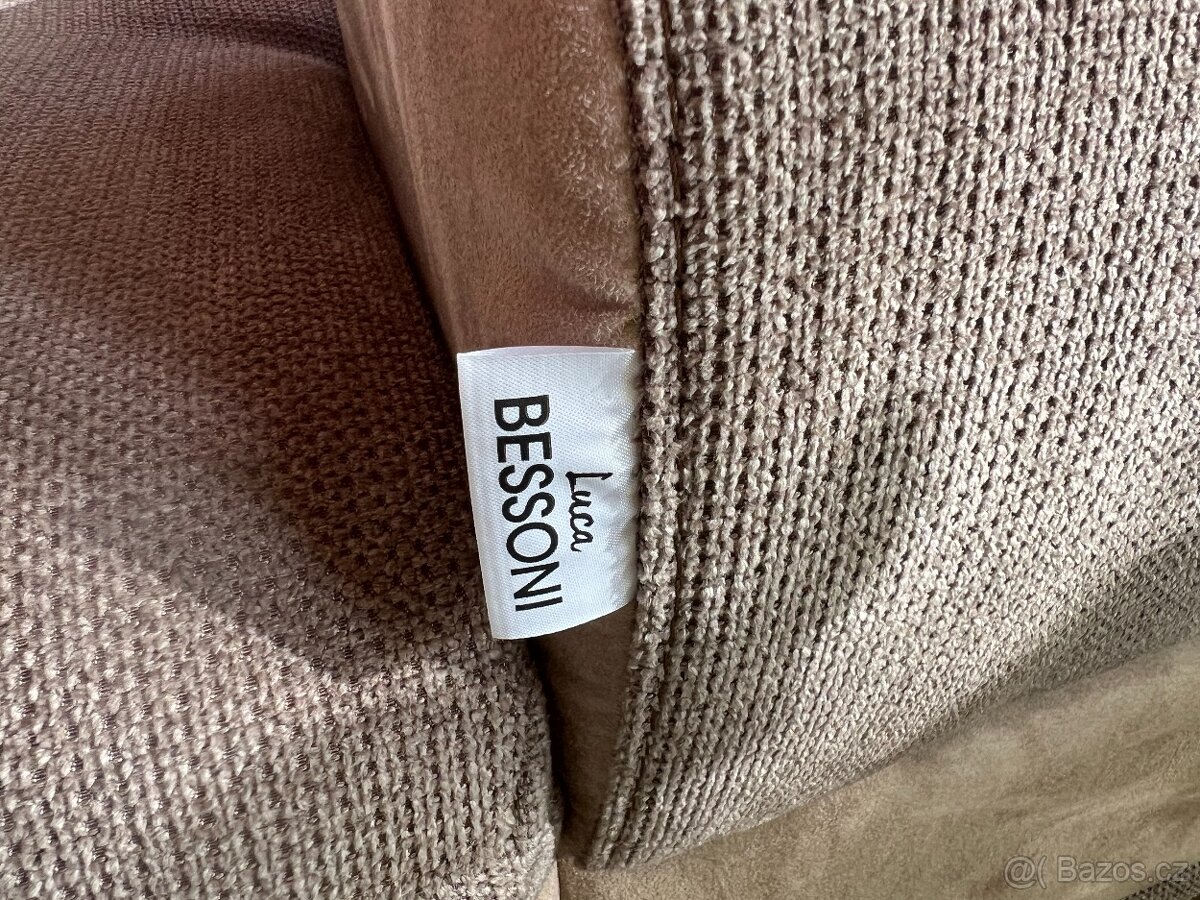 Obývací sedačka látková, rozkládací, rohová - 5