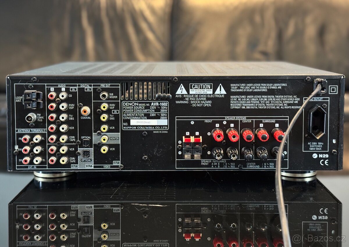 Denon AVR-1602 AV Receiver s DO - 5
