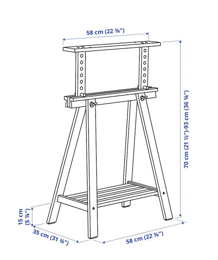 Ikea stůl skleněný design - 5