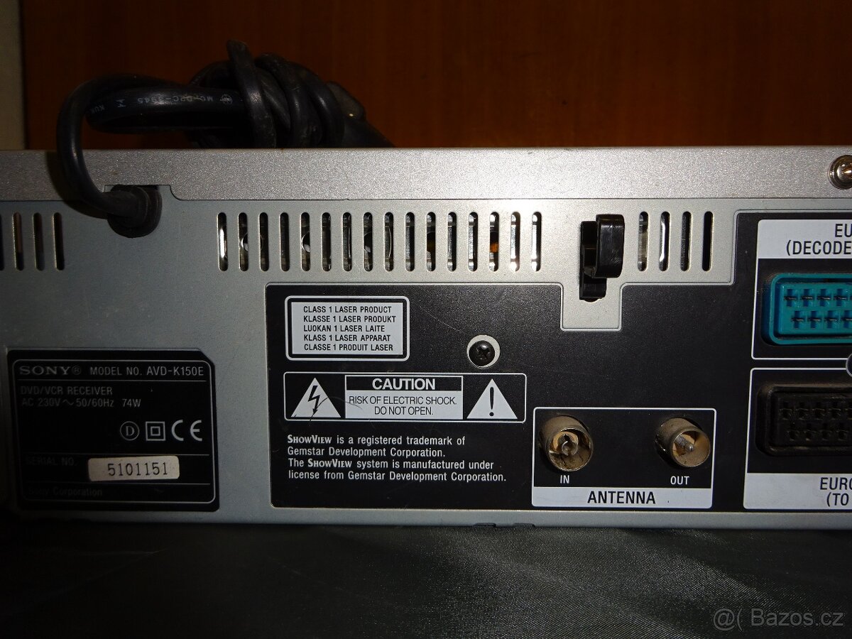 DVD a VHS receiver SONY DAV-D150E - 5