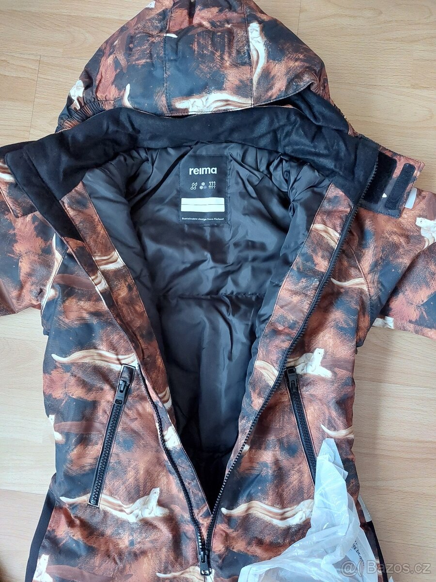 Nová zimní lyžařská kombinéza overal Reima, vel. 128 - 5