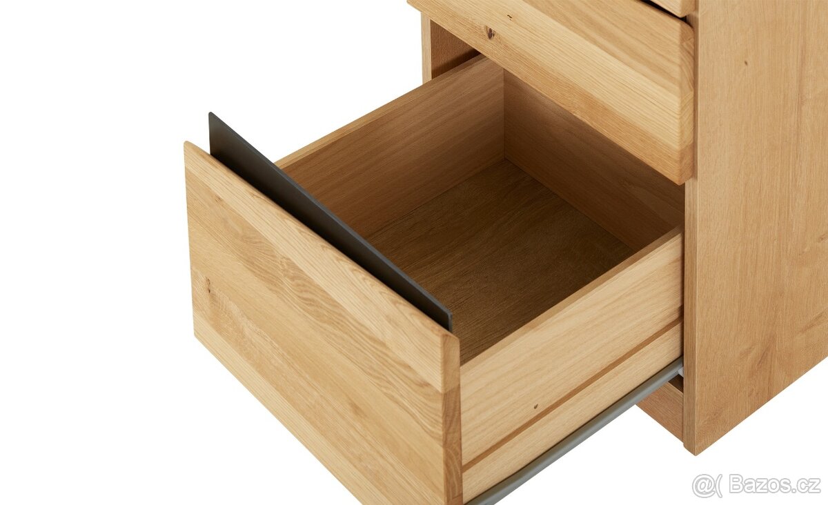 Psací, Pc počítačový stůl z masivu dub Berlin Germany - 5