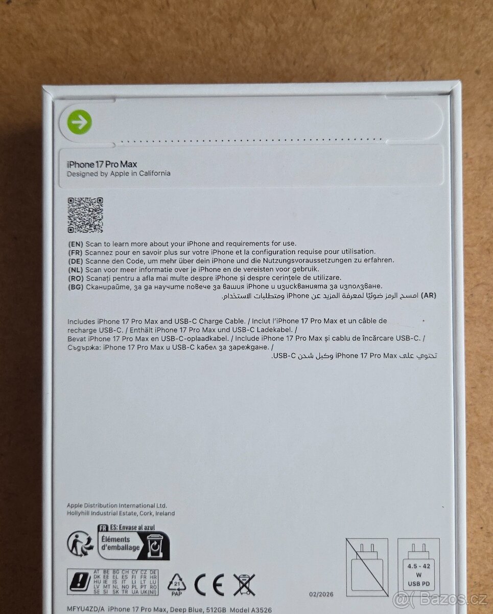 iPhone 17 Pro Max 512GB Deep Blue NEROZBALENÝ - 5