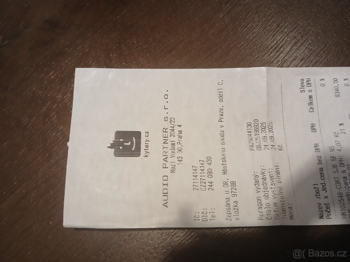 Baskytara elektroakustická nová - 5