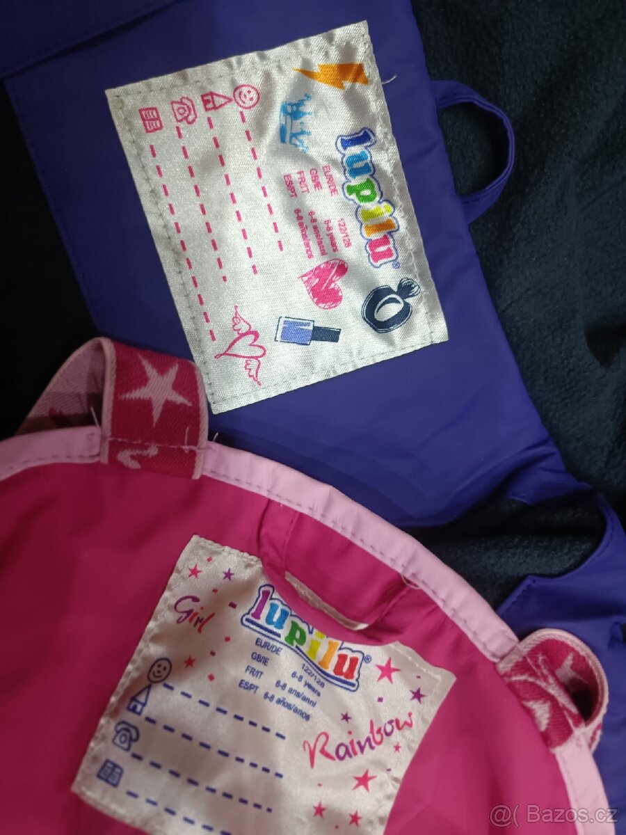 Pogumovaná bunda a pogumované kalhoty velikost 122/128 - 5