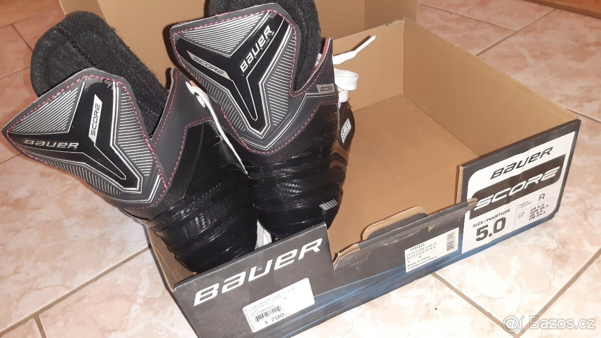 chlapecké brusle Bauer vel.38,5 jako nové - 5