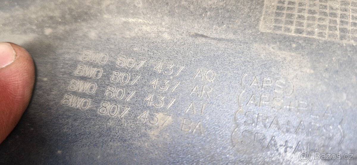 Predni naraznik audi A4 B9 8W sline face lift - 5