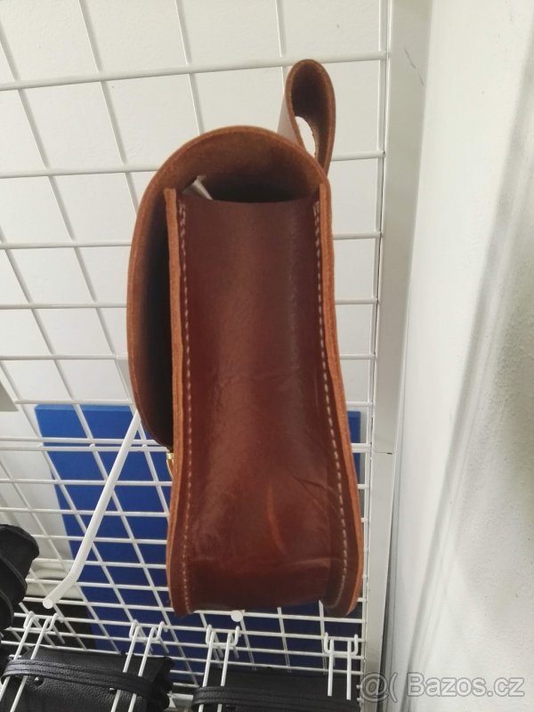 BRAŠNA na opasek kůže, kapsička, sedlářství - otavaj - 5