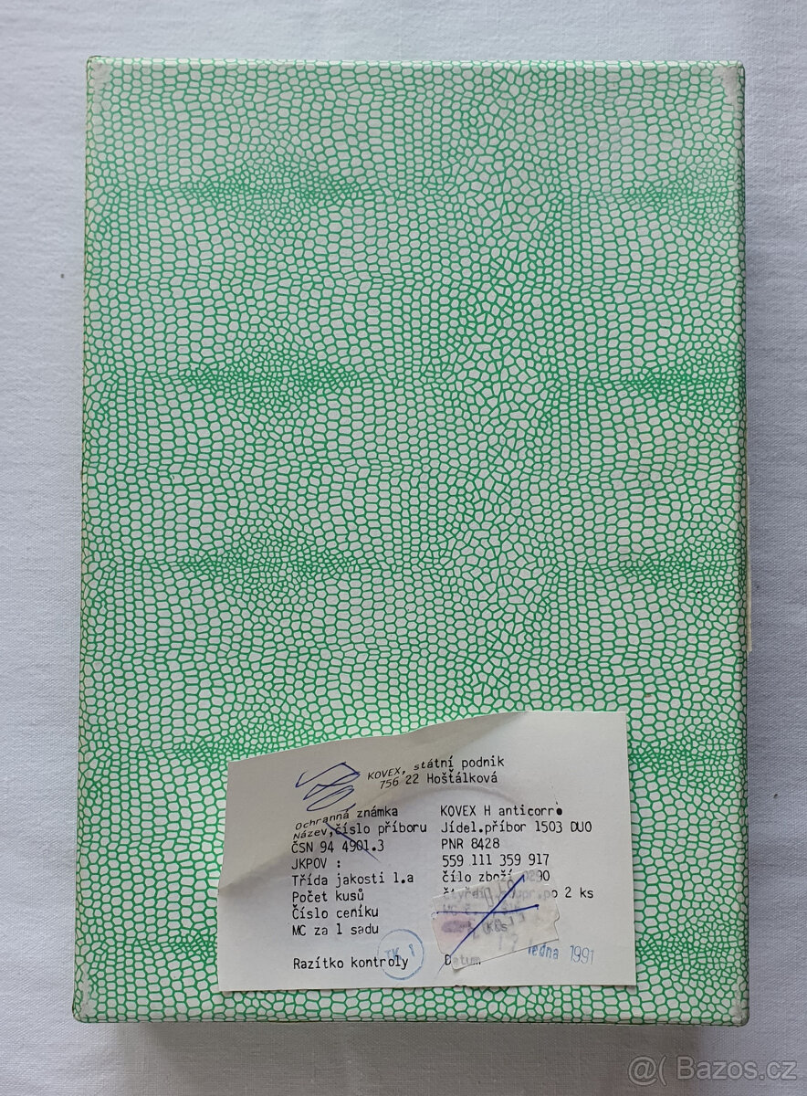 Nepoužitá nerezová sada příborů značky KOVEX HOŠŤÁLKOVÁ - 5