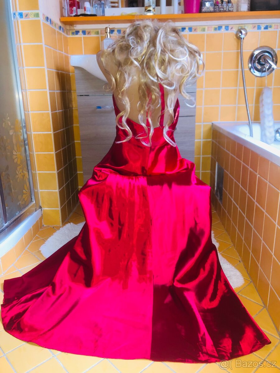 #spolecenskesaty # plesove # satenove # maturitni #cervene - 5