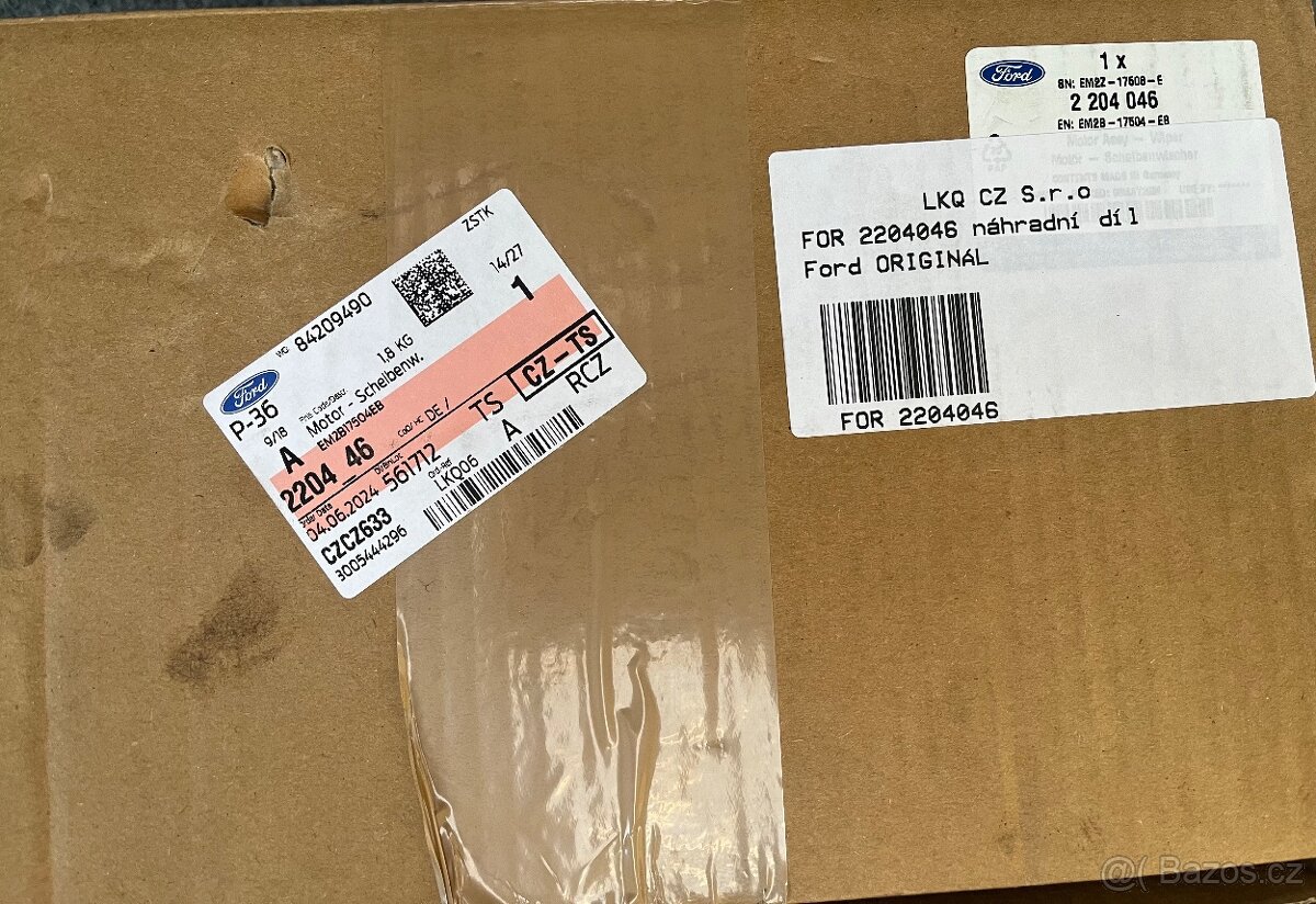 Ford S-MAX 2015- motor stěrače originál - 5