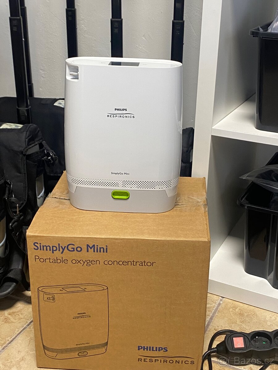 Nejlehčí mobilní kyslíkový přístroj Philips MINI GO - 5