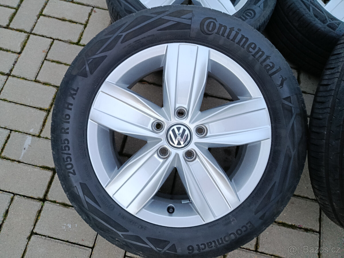 alu kola 5x112 r16 VW Caddy a 205/55/16 - 5