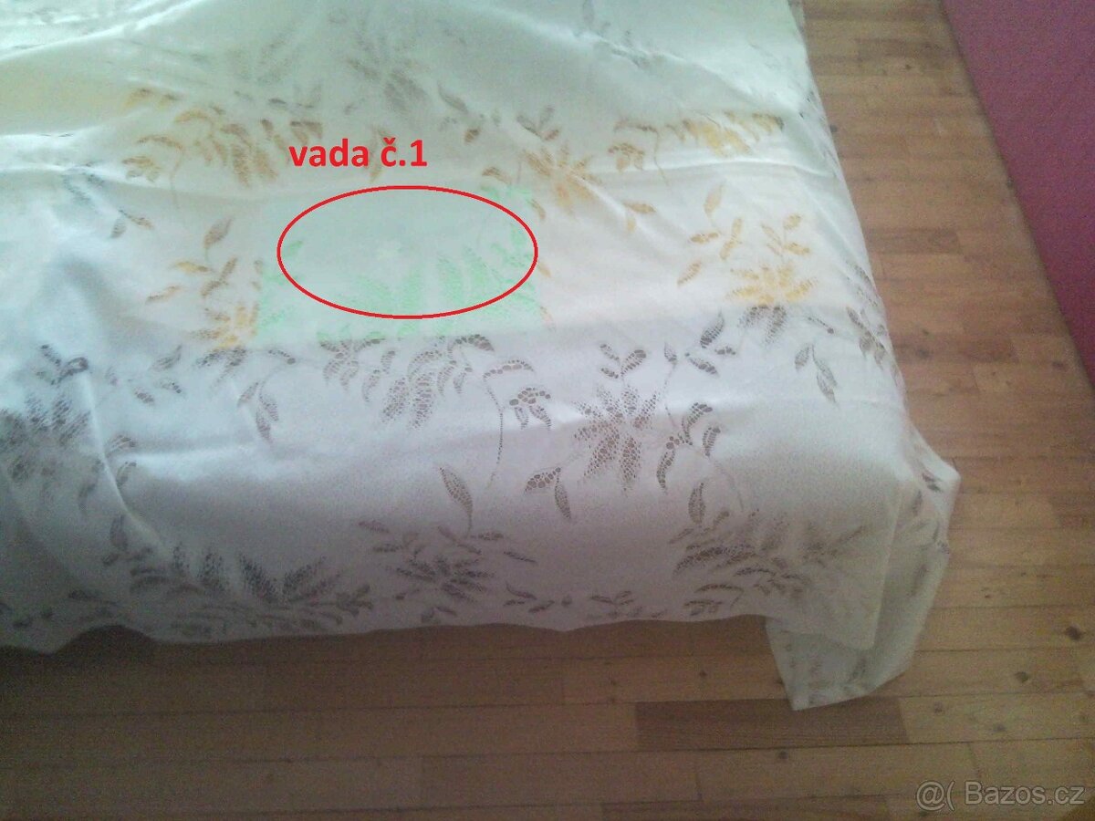 ZÁCLONA BÉŽOVÁ UŠITÁ - rozměry délka 2,5 m x šířka 3 m - 5