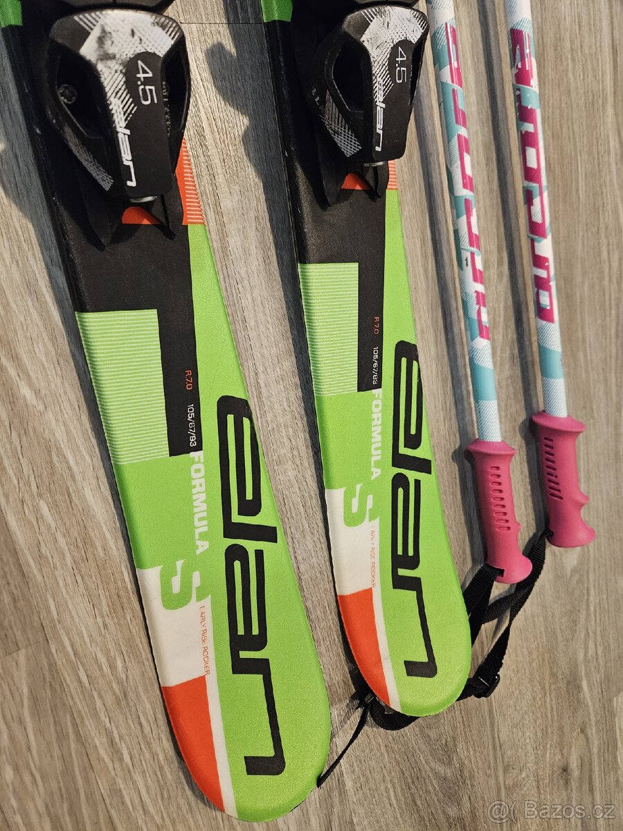 Dětské lyže Elán Formula 110 cm + hole - 5