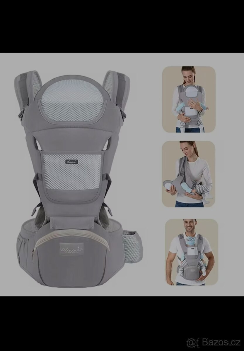 Ergonomické dětské nosítko s hip-sedadlem - 5