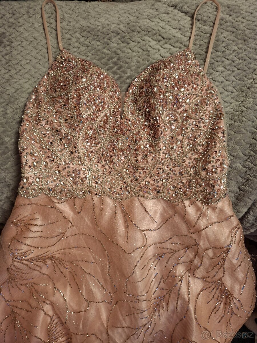 Luxusní plesové šaty-nové, nenošené - 5