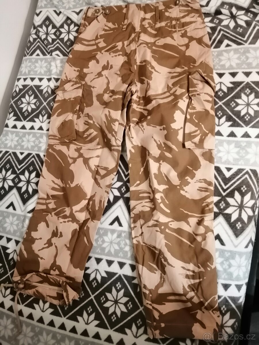 3x Britské vojenské kalhoty - 5