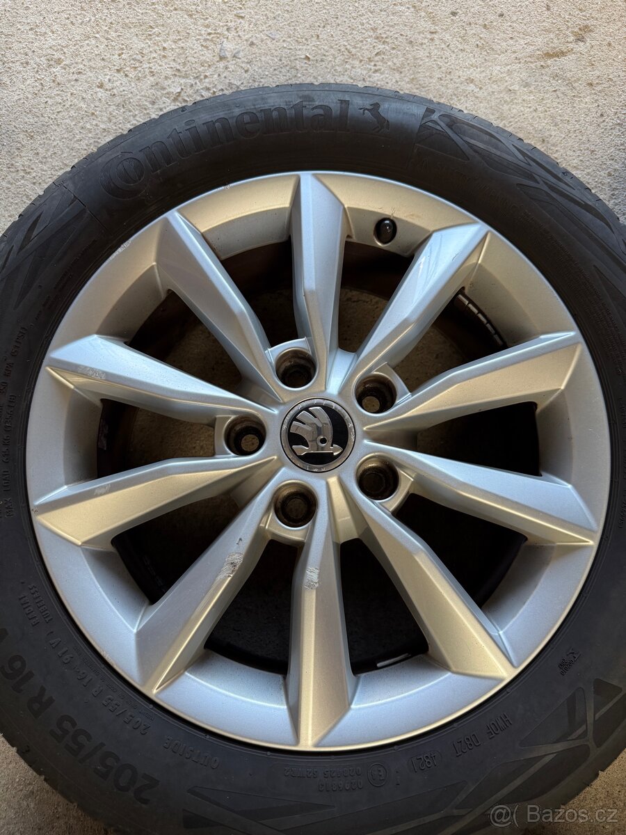 ALU Kola 5x112 , R16 - LETNÍ PNEU, Octavia 3.. - 5