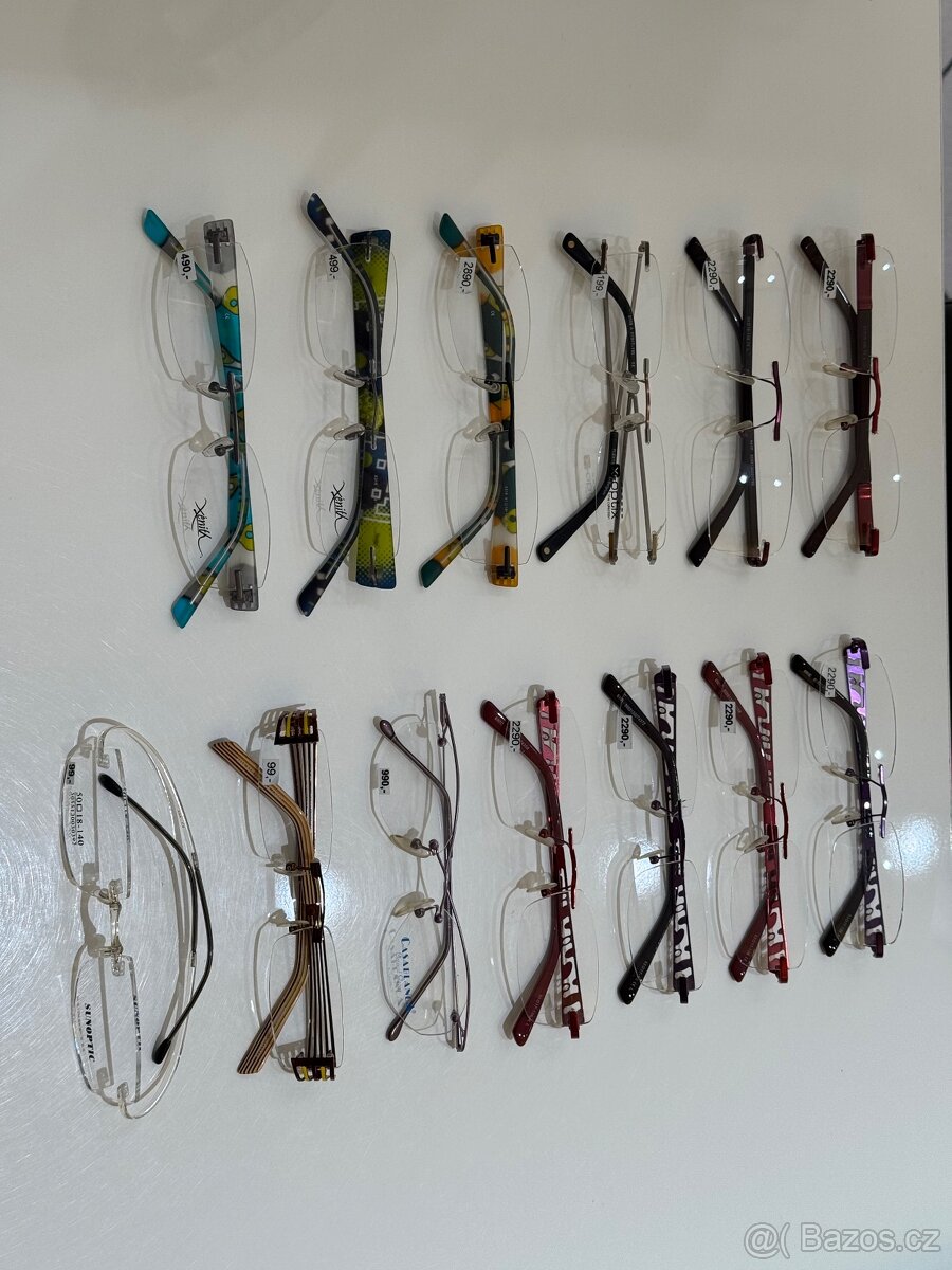 Kolekce 13 vrtaných brýlí – nové, nepoužité - 5