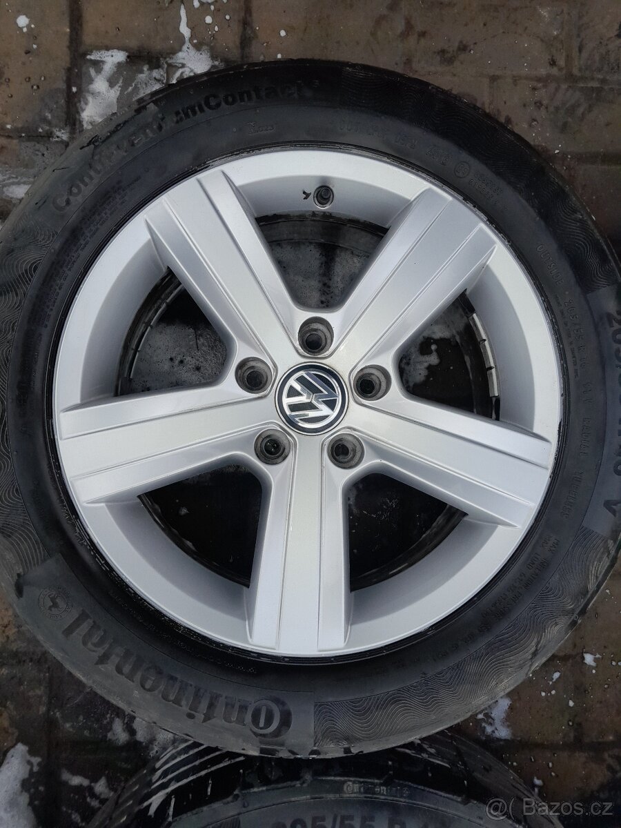 Alu hliníkové disky kola VW Golf VII Škoda Octavia 3 6,5 16 - 5