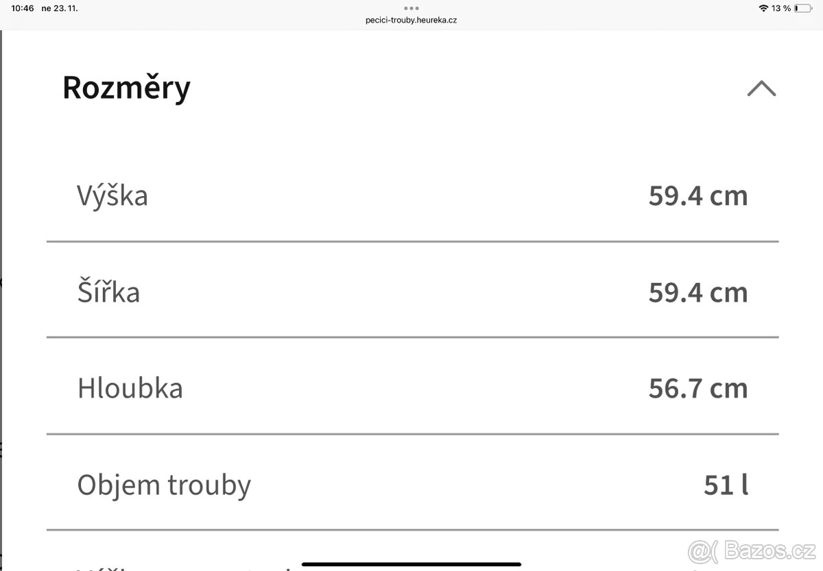 Vestavná trouba Elektrolux - 5