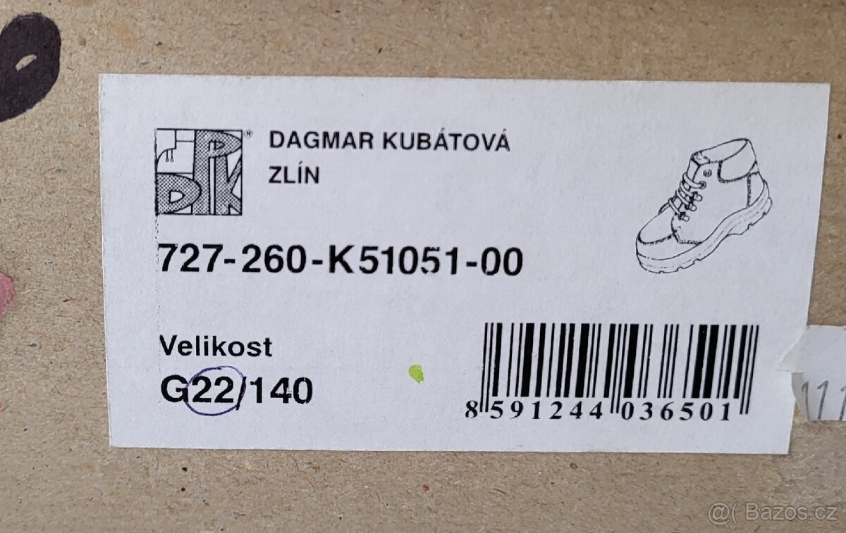 Zimní kotníkové boty vel. 22 - 5