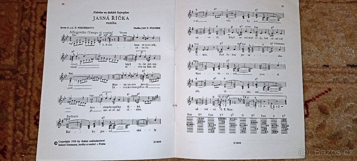 Staré noty pro kytaru - 5