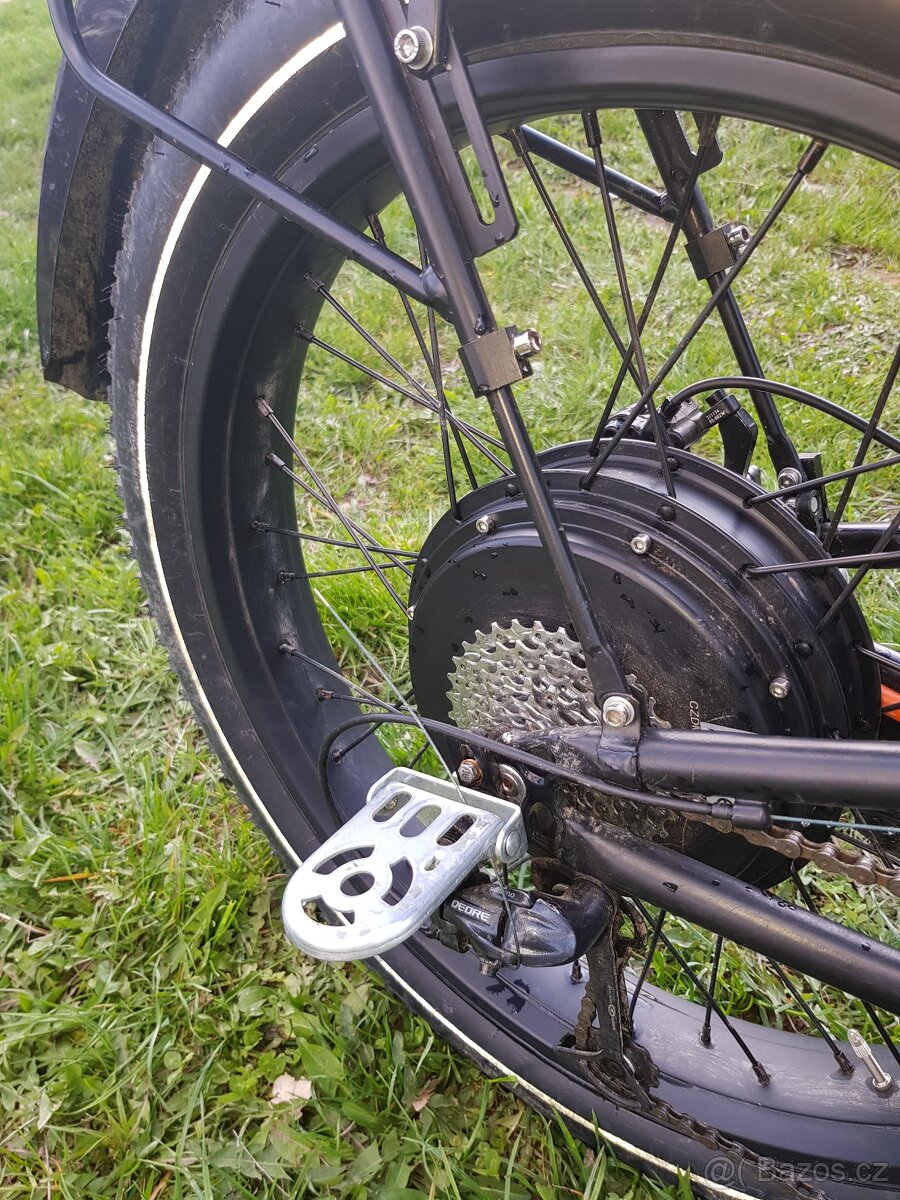 Elektromotorka 5000W / skládací a rychlé postapo ekolo - 5