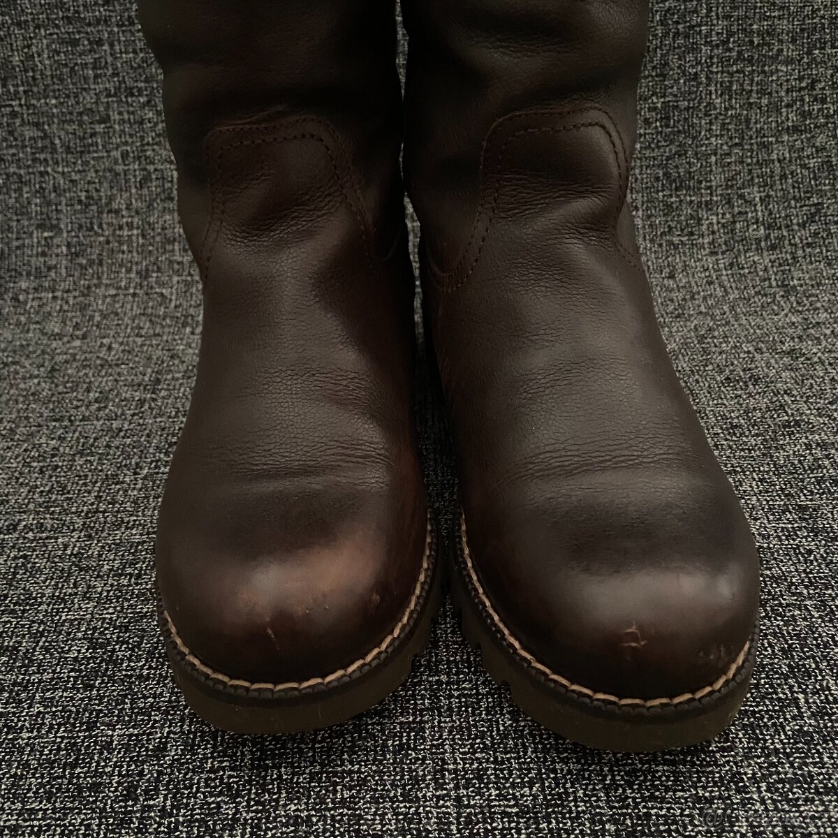 Dámské dívčí zimní kožené boty kozačky Panama Jack vel. 36 - 5