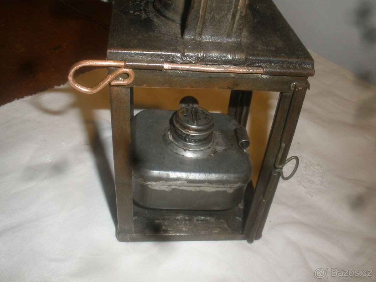 Dráha,železnice-stará drážní lucerna - 5