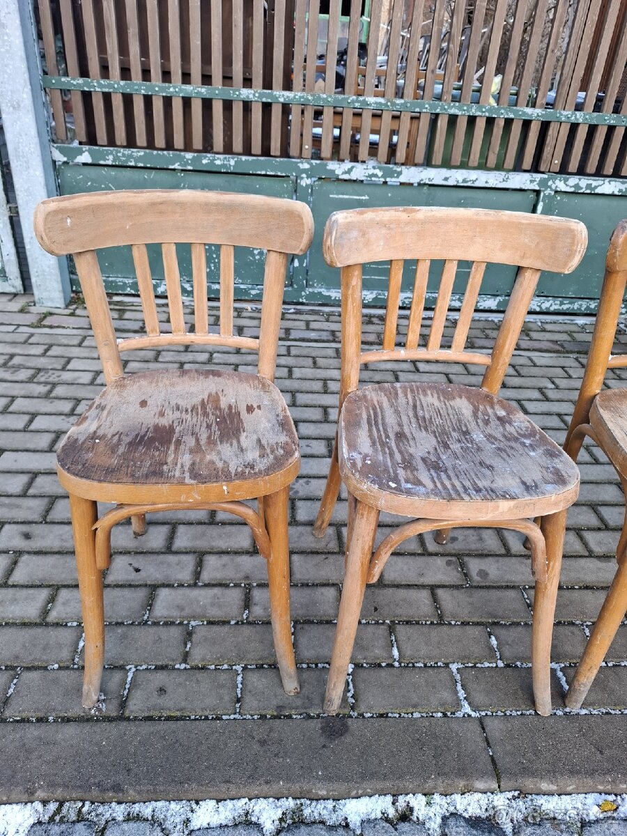 6x stare židle - 5