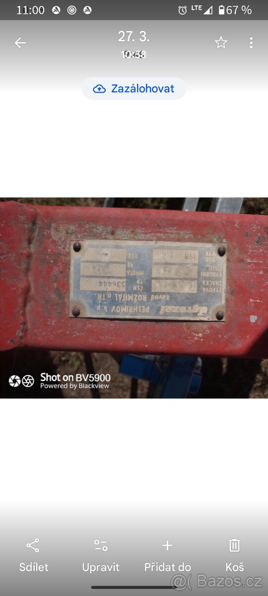 Prodám shrnovač sena Rožmitál - 5