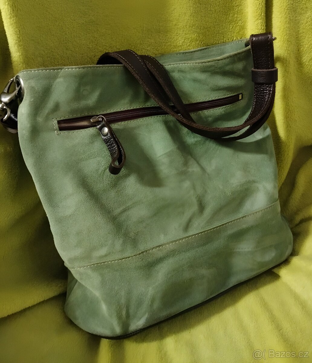 Kabelka broušená kůže - 5