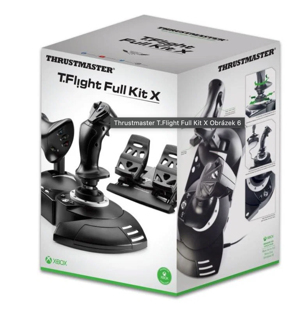 Thrustmaster HOTAS páka + pedály (Xbox / PC) - 5