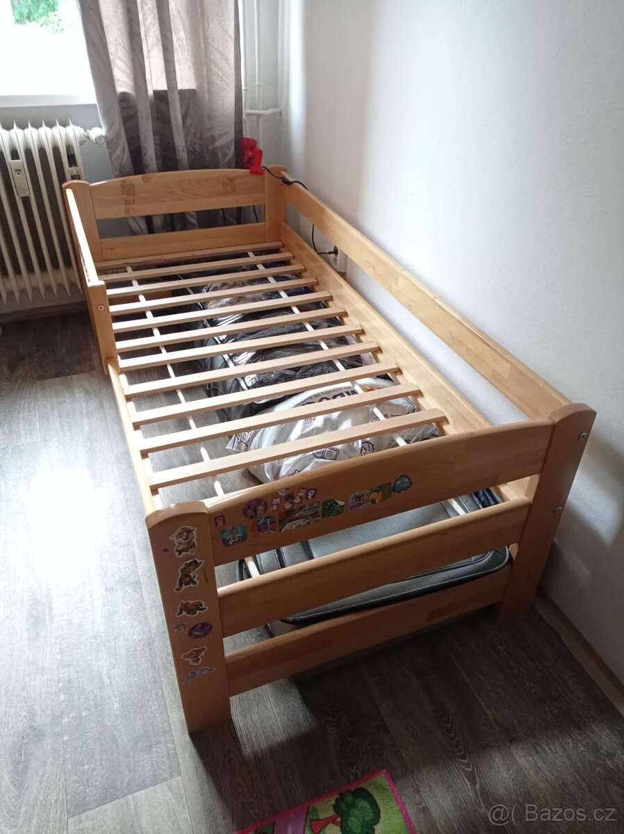 Postel 170x80 matrace + rošt - 5