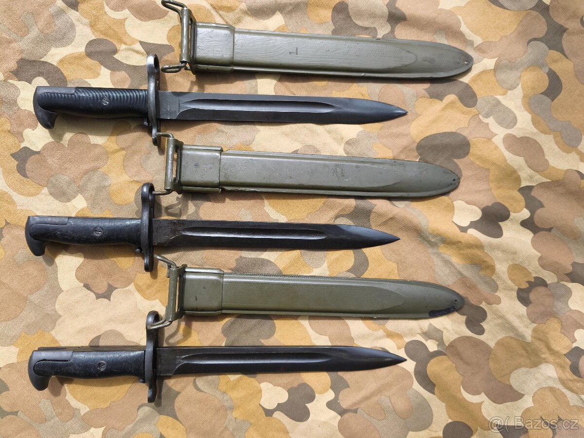 US army ww2 M1 Garand bodáky/bajonety - 5