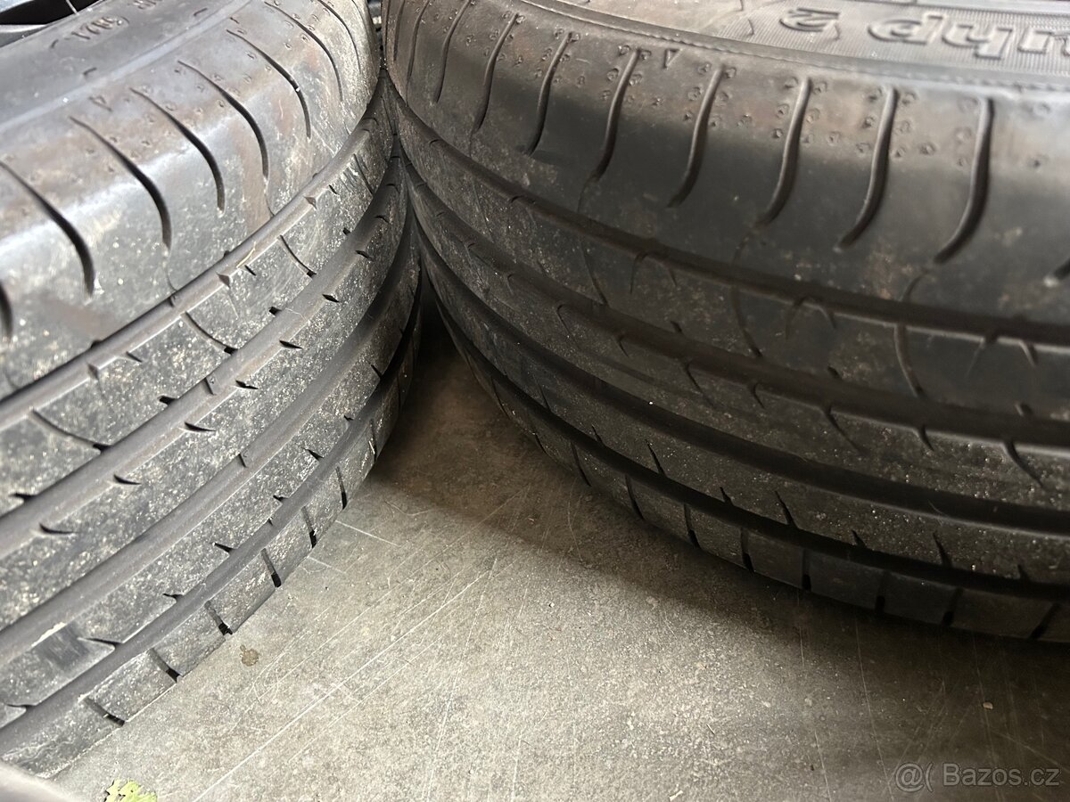 Alu kola originál Audi R18 5x112 225/40/18 letní - 5