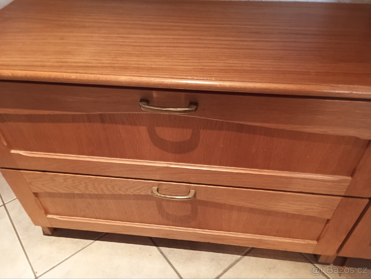 Předsíň/předsíňová sestava skříňka masiv dřevěná - 5