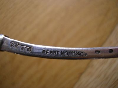 Secesní stříbrná dezertní lopatka, stříbro ryzosti 800/1000 - 5