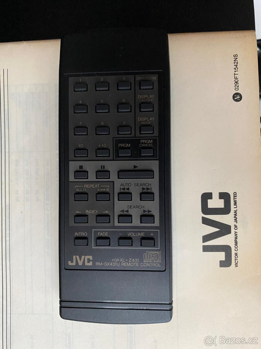 Cd přehrávač JVC XL-Z 431 bk /Japan 1990/ TOP STAV - 5