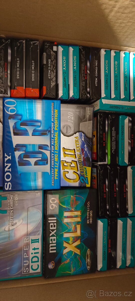 Staré zabalené, nepoužité audiokazety METAL,CRO2,NORMAL - 5