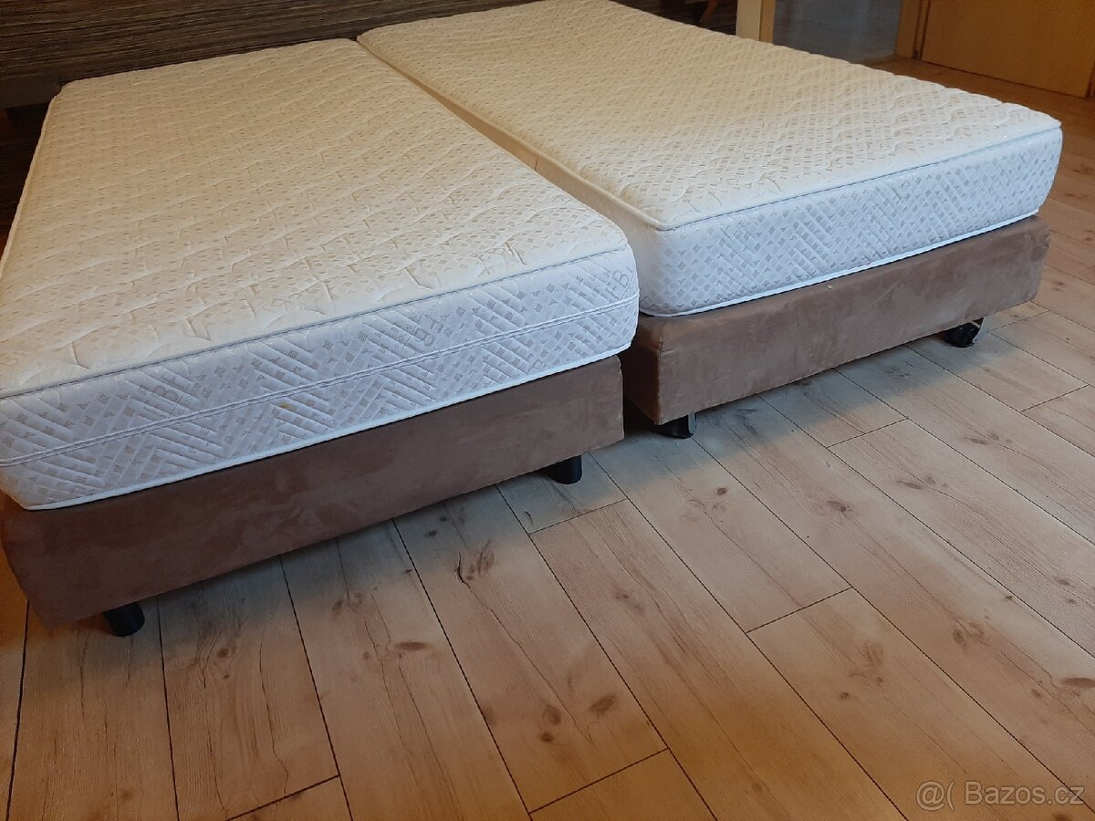 40ks postele z hotelu boxspring včetne matrace - 5