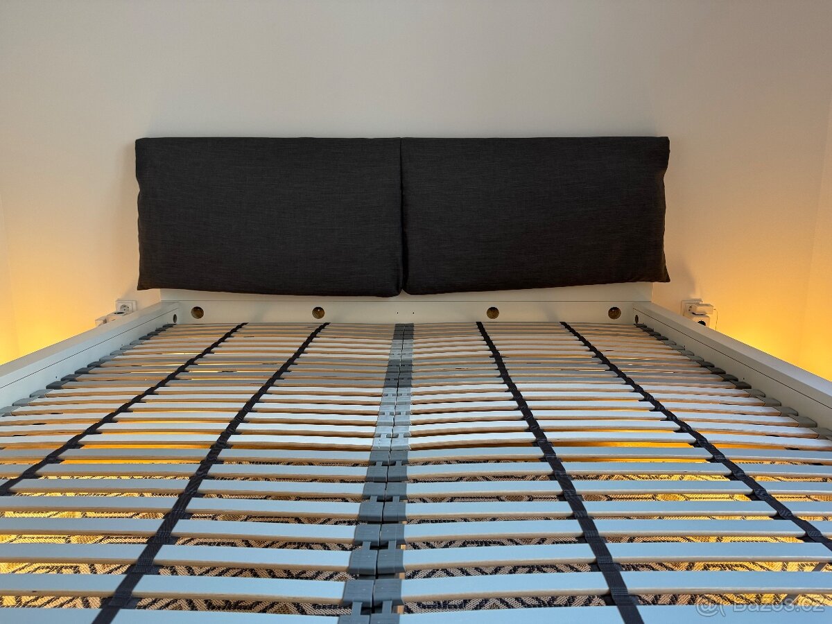 Postel Ikea MALM - bílá, 180x200 cm - 5