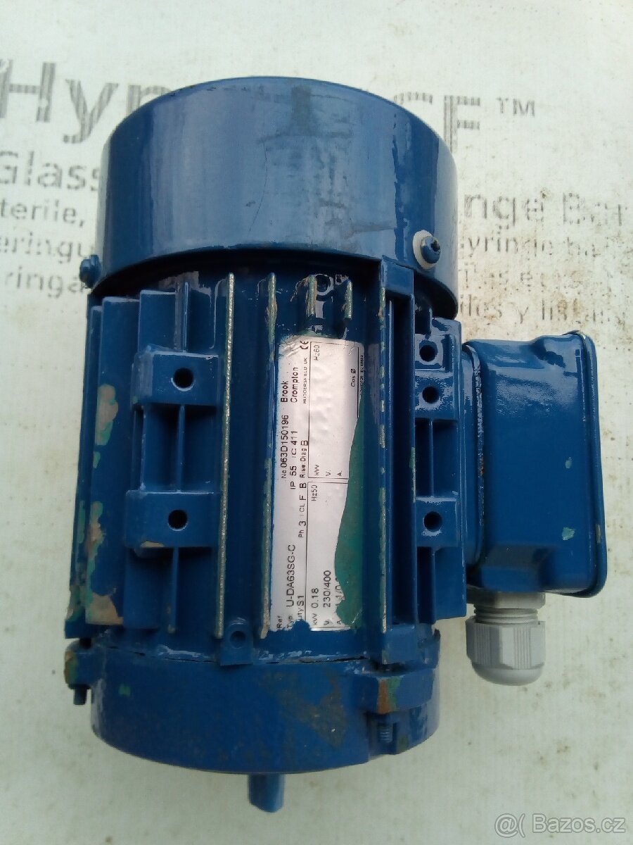 Trífazový el.motor 230/400V. 0,18KW (180W) - 5