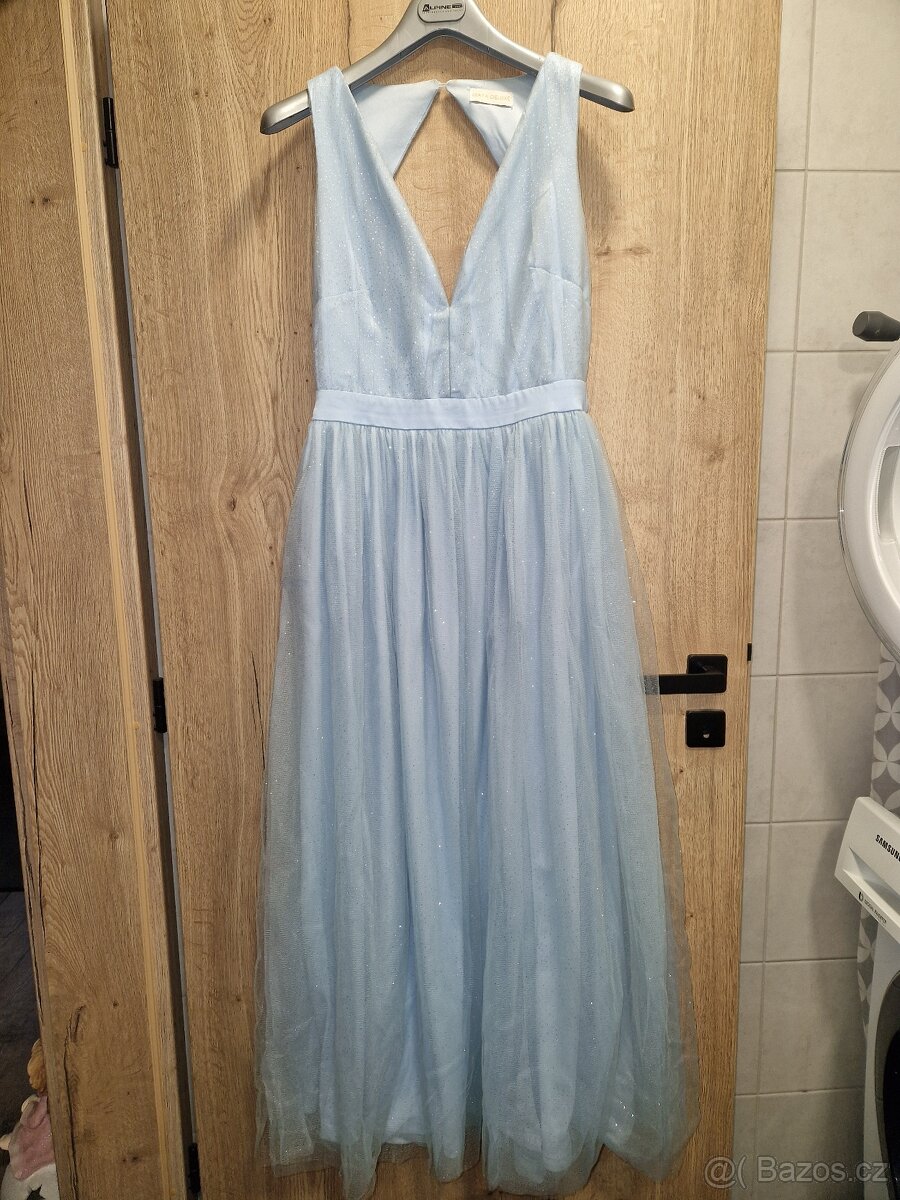 Dlouhé společenské šaty vel 40 - 5